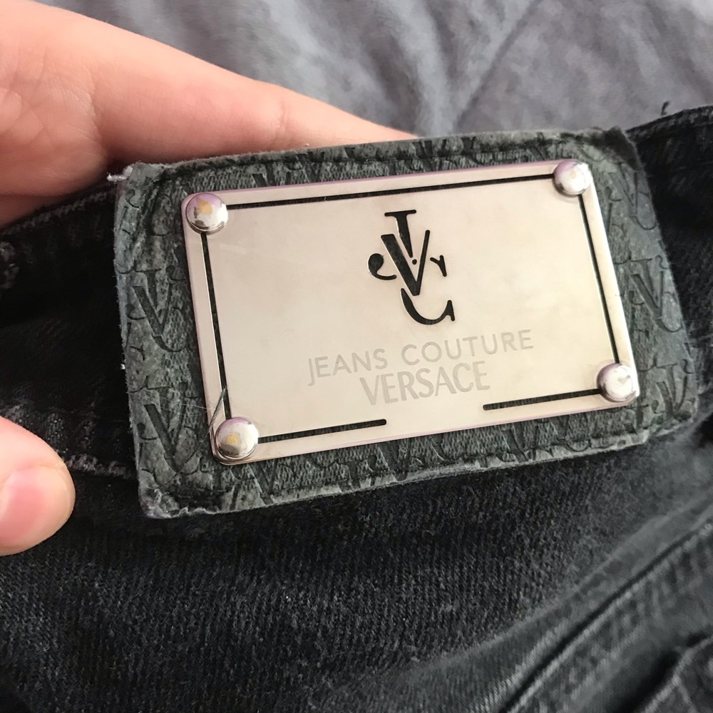💖 90s Y2K VERSACE CAPRI JEANS 💖 - Picture 2 of 6